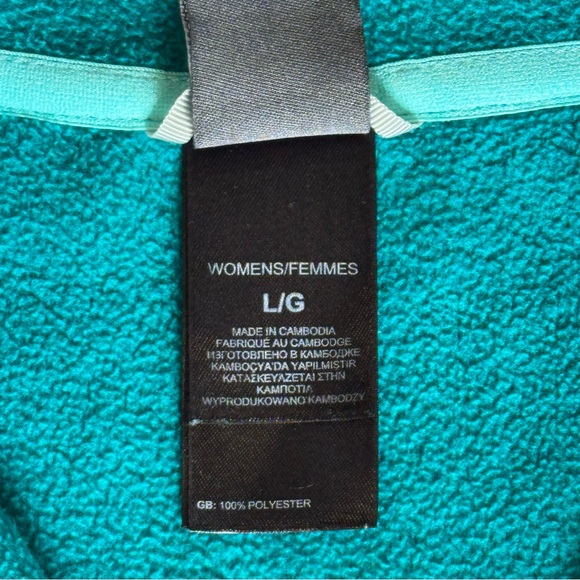 The North Face Women’s Glacier 1/4 Zip Fleece – Teal - Large - Picture 5 of 11